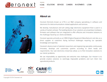 Tablet Screenshot of ceranext.com
